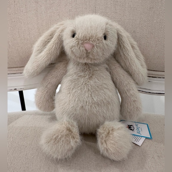 NWT Jellycat Wheat Flufflet Bunny Authentic - Picture 2 of 11